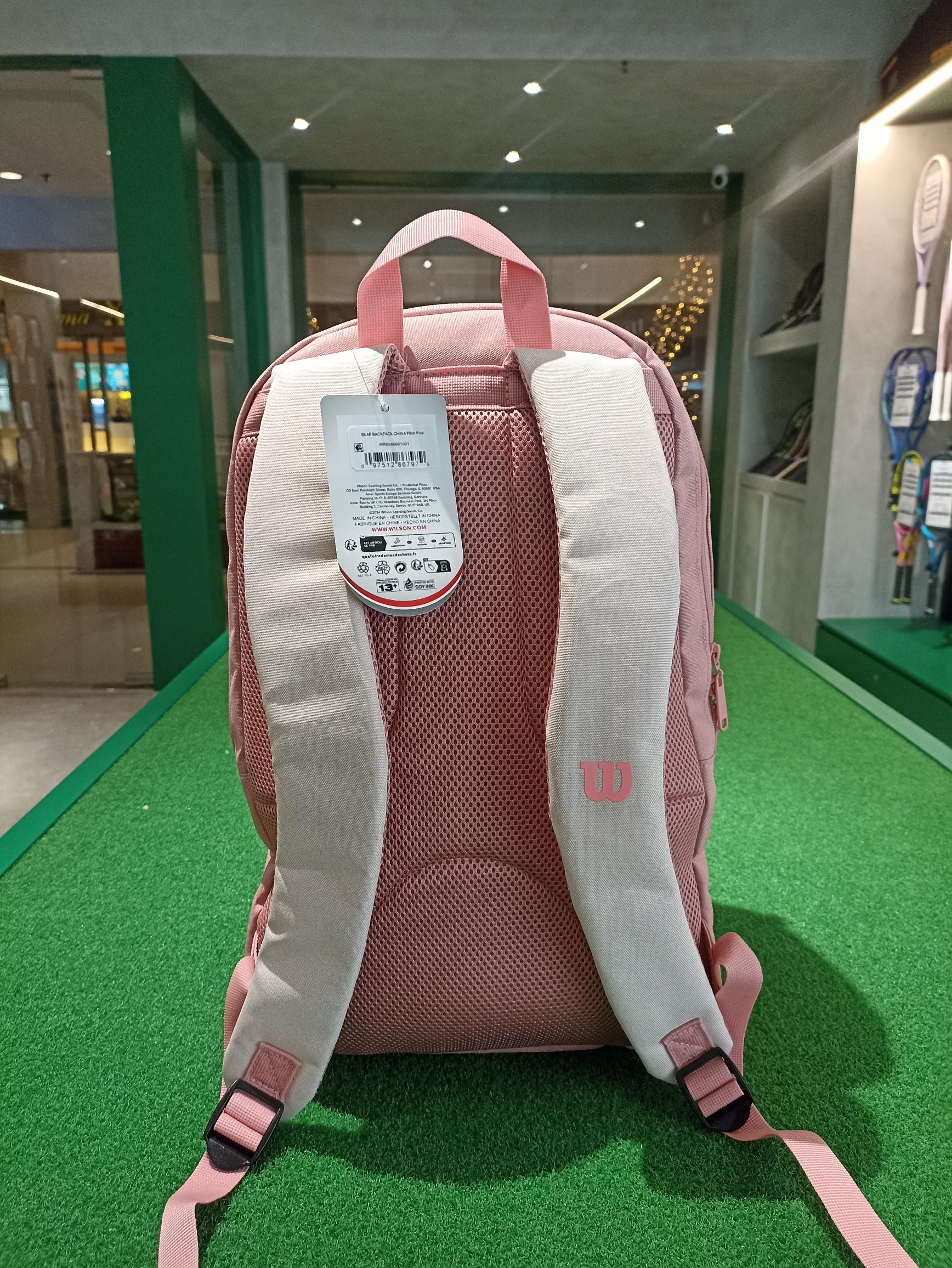 Wilson Bear Pink Backpack