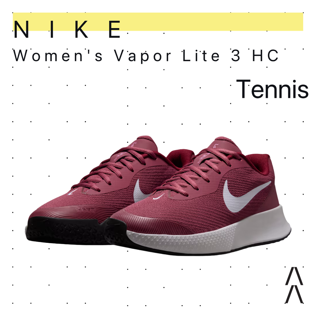 Nike Women's Vapor Lite 3 HC - Sepatu Tennis/Tennis Shoes