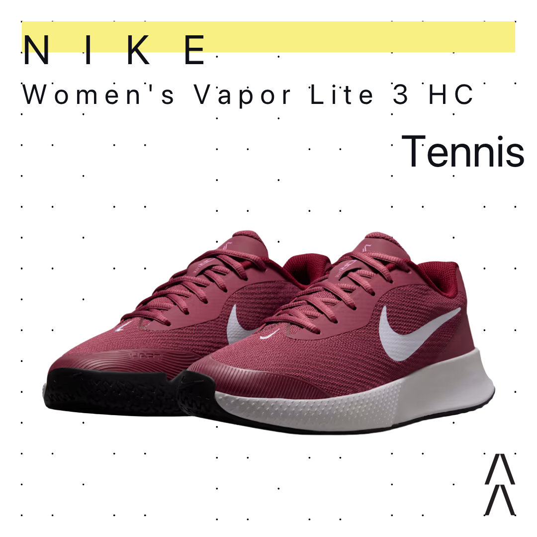 Nike Women's Vapor Lite 3 HC - Sepatu Tennis/Tennis Shoes