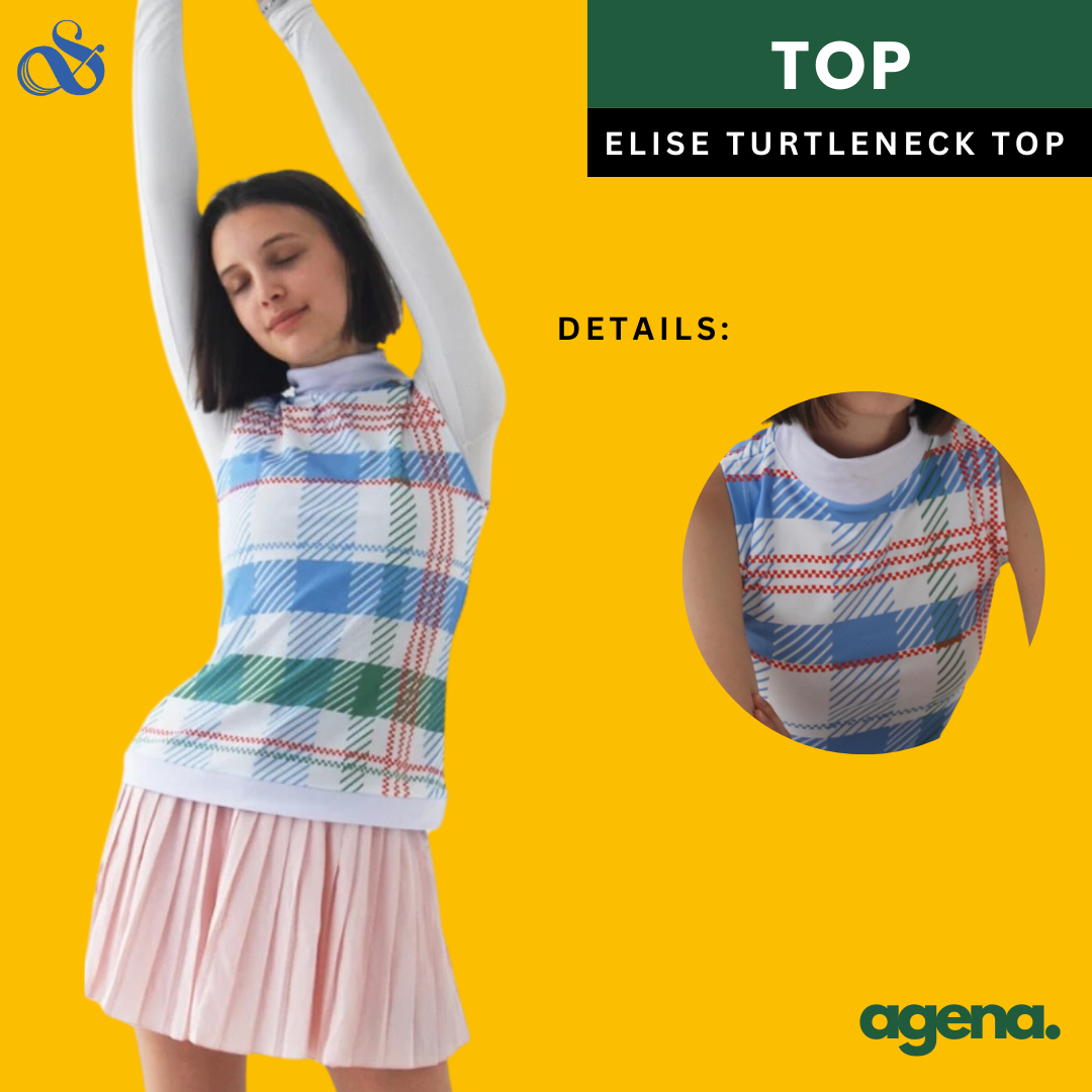 Swing Swish Swoosh Elise Turtleneck Top
