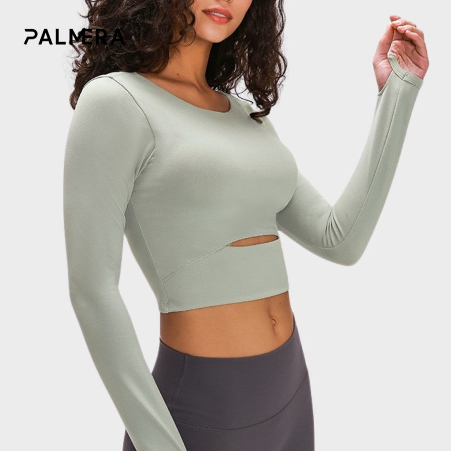 Peekaboo Long Sleeve Top Palmera Active