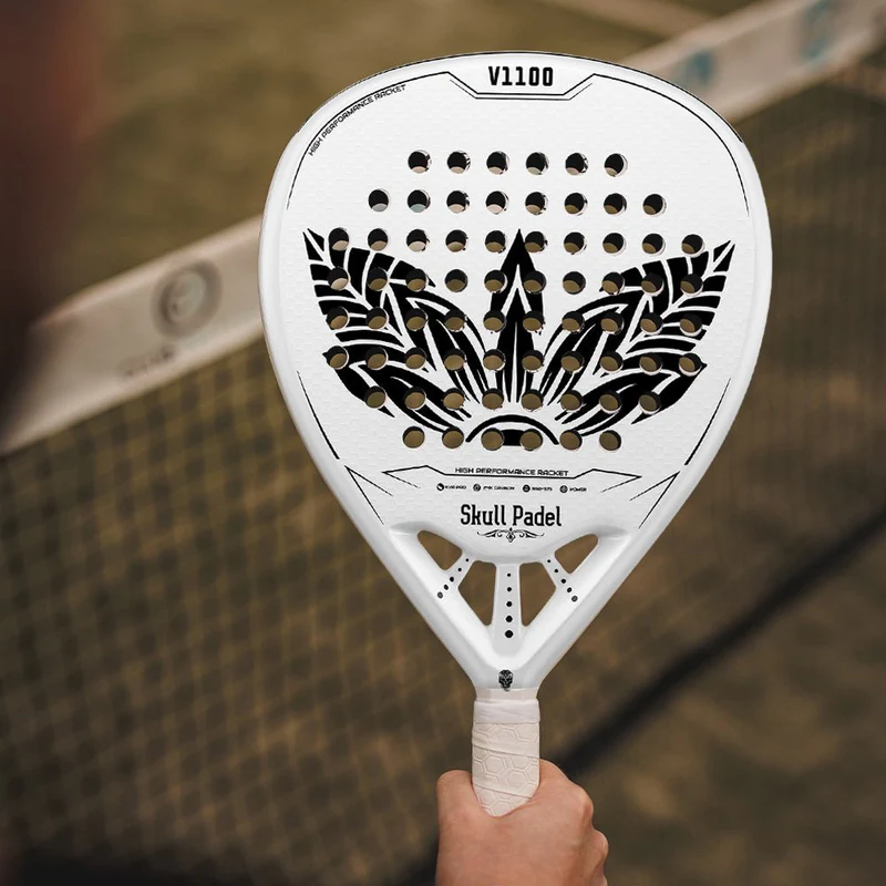 Skull Padel V1100 24K Carbon White Leaf