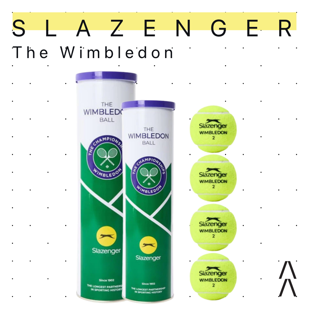 Slazenger Wimbledon Yellow Tennis Balls