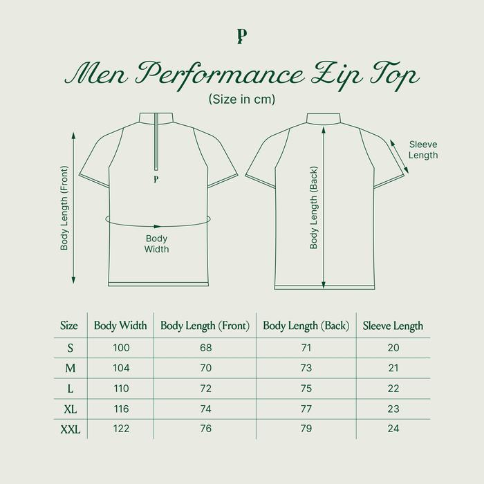 Palm Playwear Men's Performance Zip Top