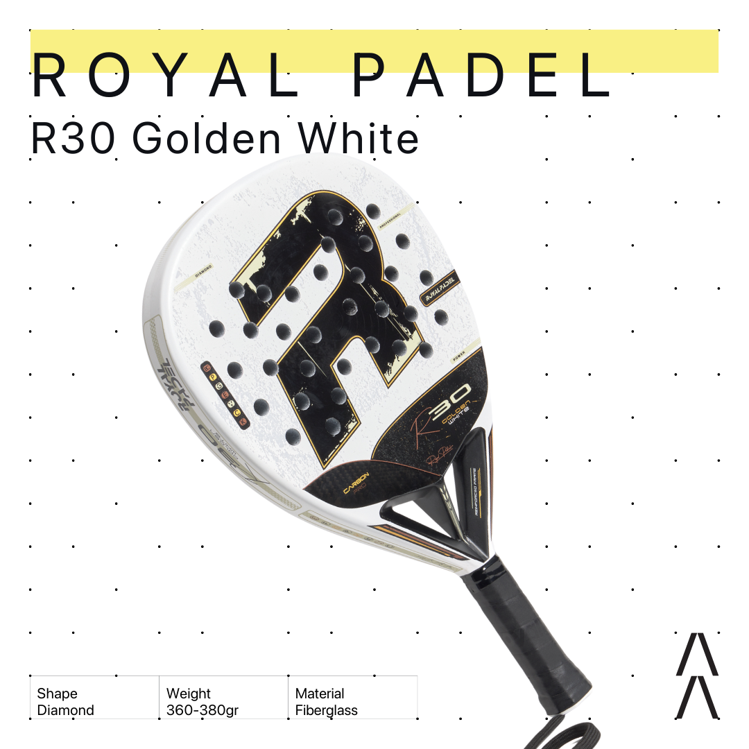 Royal Padel R30 Golden White Edition 2026