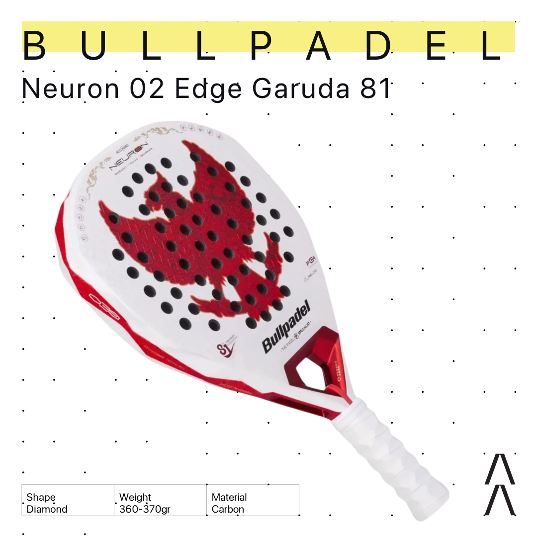 Bullpadel Neuron 02 Edge Garuda 81 Limited Edition - Raket Padel Tenis/ Padel Racket