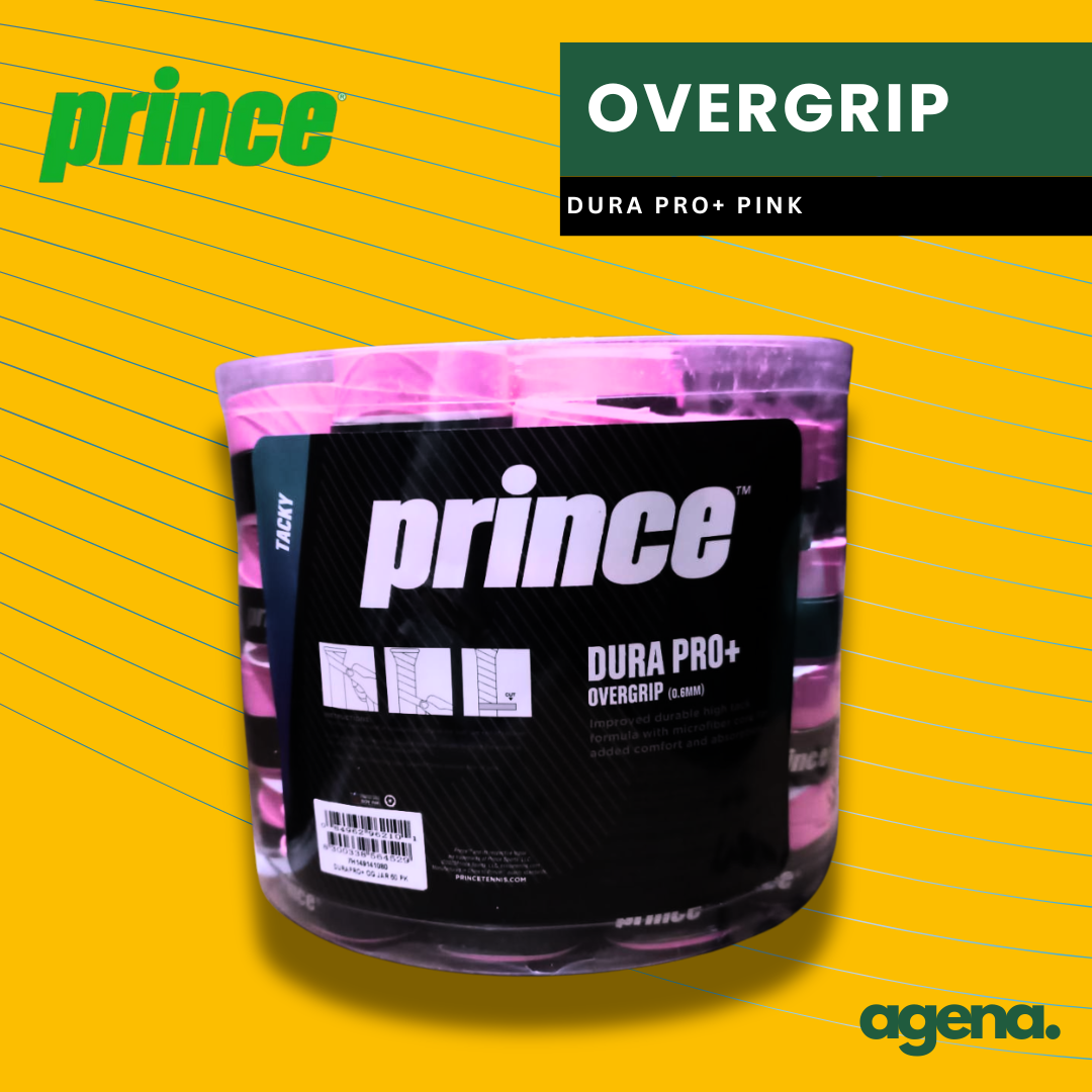 Prince Durapro+ Pink Tennis Overgrip