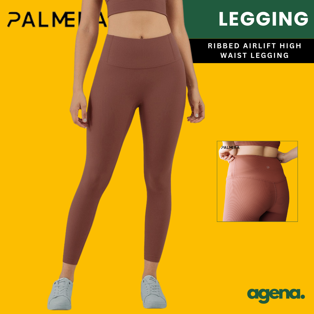 Ribbed Airlift High Waist Legging Palmera Active