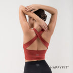 Happyfit Criss Cross Longline Sports Bra