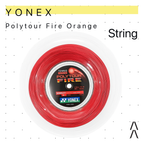 String Yonex Polytour Fire 16L - 1.25mm - Orange